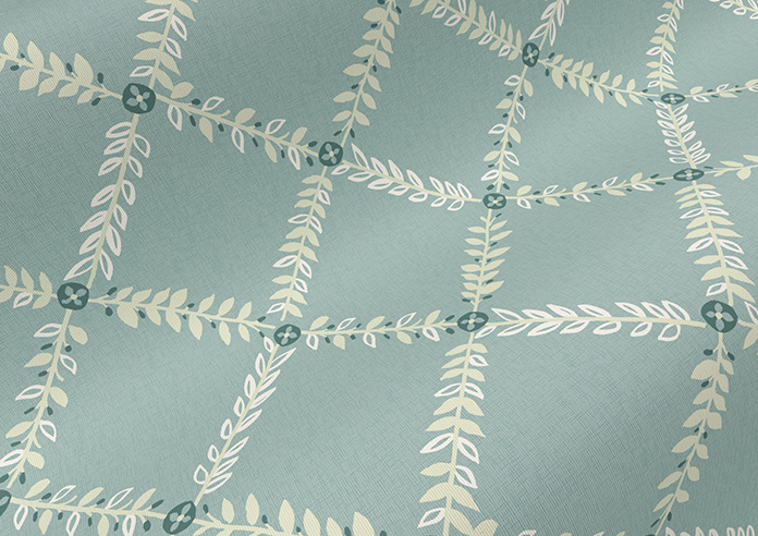 Gianna, Antique Blue - Twist&Fit Roller Blind - Image 4